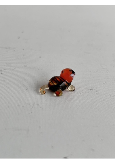 El Yapımı Mini Murano Cam Kunduz Biblo A152-03