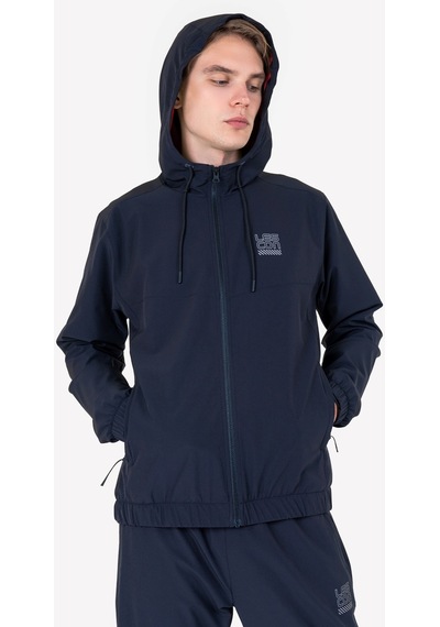 Lescon Lacivert Erkek Fermuarlı Kapüşonlu Sweatshirt 23n-1139
