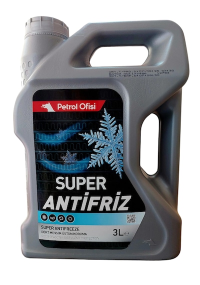 Petrol Ofisi Super Antifriz 3 Lt Ü.t: 17.08.2026