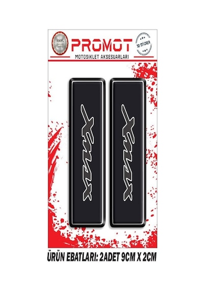 Xmax Tasarımlı Ön Maşa Damla Sticker Diğer