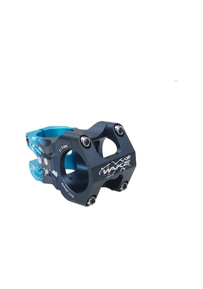 Wake Alüminyum Siyah / Mavi 31.8 50mm Kısa Gidon Boğazı Mavi