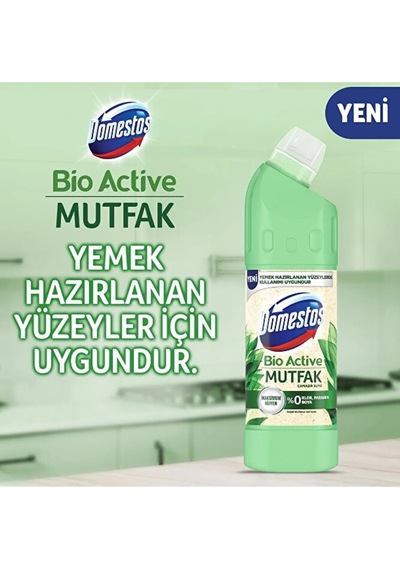 Domestos Bio Active 750 Ml + Domestos Çamaşır Suyu 750 Ml 1+1 2 Diğer