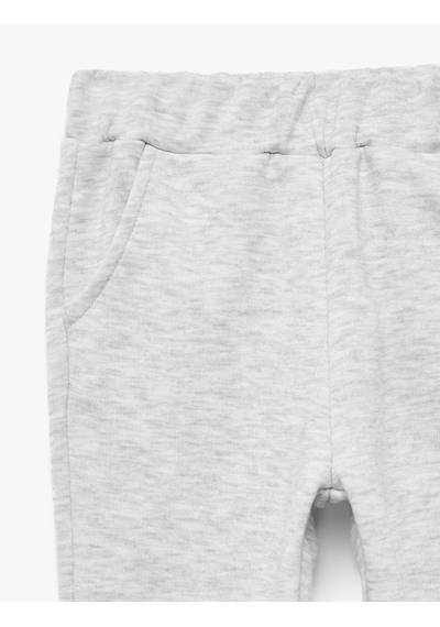 Koton Beli Lastikli Cep Detaylı Basic Eşofman Altı Gri Melanj 7wmb40037tk