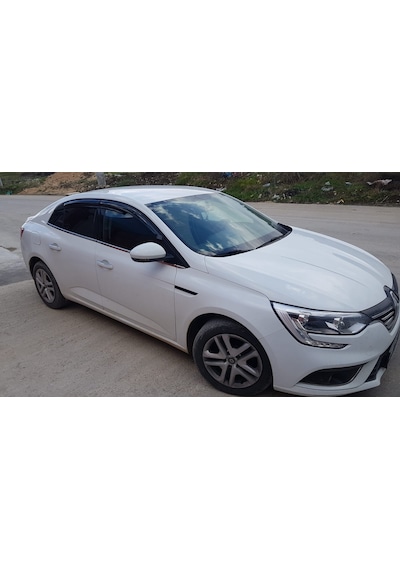 Renault Megane 4 Sedan 4'Lü Mugen Cam Rüzgarlık Seti