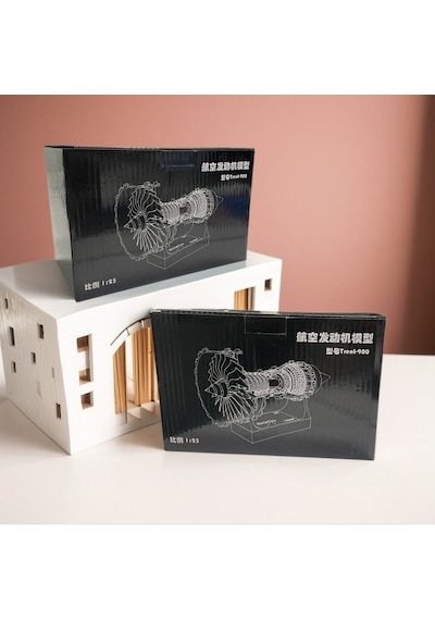 Rr Tr900 Aero Engine Modeli 27 Cm Detaylı 3d Baskı, Metalik Pla, Döner Rotorlu Havacılık Koleksiyon Ürünü