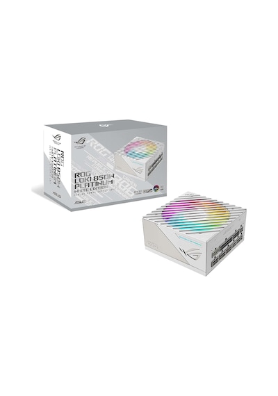 Rog-lokı-850p-sfx-l-gamıng White Edition 850w 80 Plus Platinum 120mm Full Modüler Gaming Oyunc