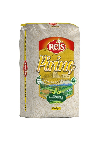 Reis Basmati Pirinç 1 Kg - 7 Adet Tarı
