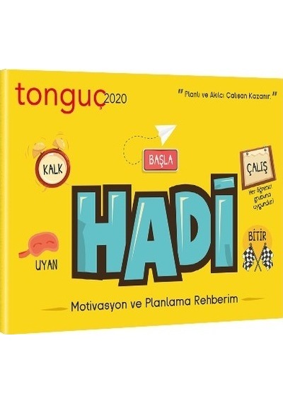 Hadi Motivasyon ve Planlama Rehberim - Tonguç Yayınları