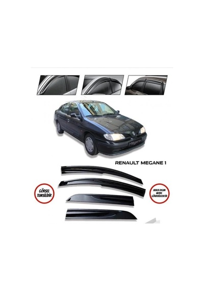 Renault Megane 1 Cam Rüzgarlığı - Lazer Kesim - Kutulu Gönderim