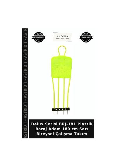 Delux Serisi Brj-181 Plastik Baraj Adam 180 Cm Sarı Bireysel Çalışma Takım