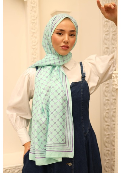 Silk Home Olinda Şal - 49005 - 15 Turkuaz Mor - Turkuaz Mor