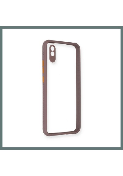 Ventra Redmi 9a Kılıf Miami Şeffaf Silikon - Açık Mor Ventra