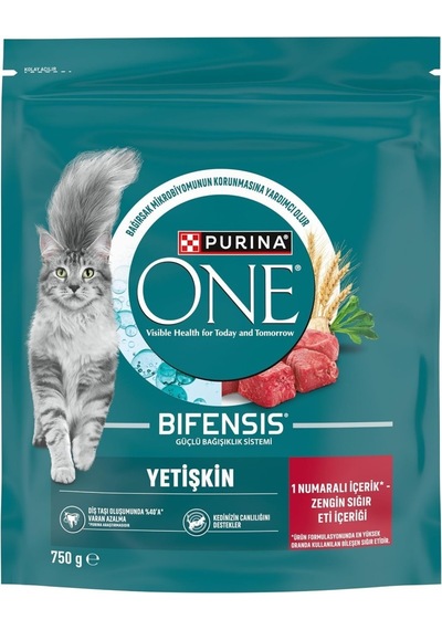 Purina One Sığır Etli Yetişkin Kedi Maması 750gr