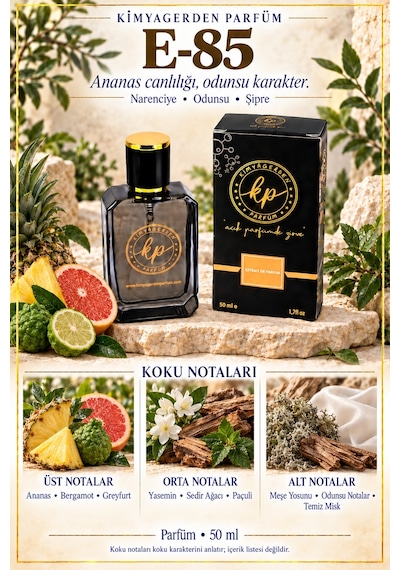KP E-85 Erkek Parfüm EDP 50 ML