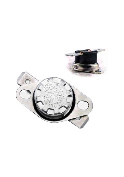 Çin Ksd301-110nc ,110 Derece Kontak-1k 250v/10a Limit Termostat