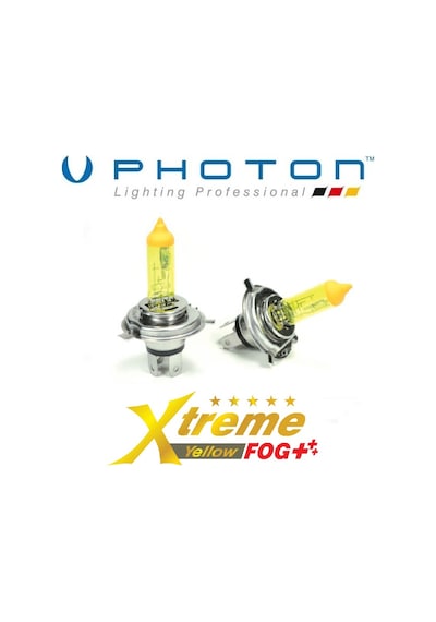 Photon H4 Xtreme Yellow 3000K Sarı Far Ampulü İkili Set