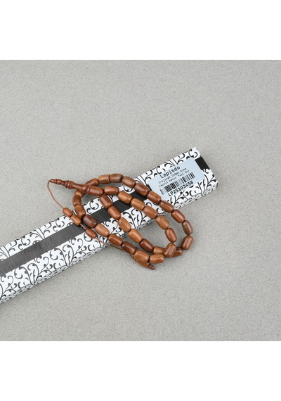 Kuka Gerçek Doğal Lapisdo İmzalı Kapsül Kesim 7x11.5mm Tesbih