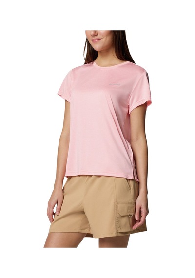 Columbia Bluevista Hill Short Sleeve Crew Kadın Tişört C-colal3349b30669 Pembe