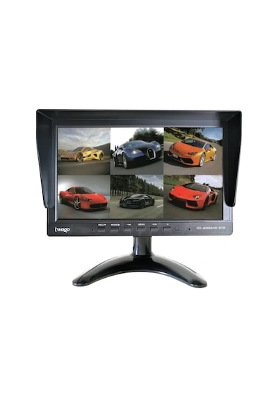Twogo Go-i6006 Hybrid Dvr 6 Kanal 10 Inç Monitör Dvr Hybrid 6 Kamera Girişli 6 Kamera Dahil