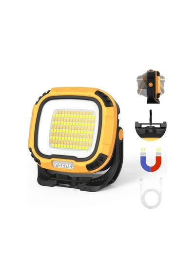 Jenerik Wison Ws-582 Powerbank Özellikli Tripod Bağlantılı Mıknatıslı 3500 Lümen Usb Şarjlı Çalışma