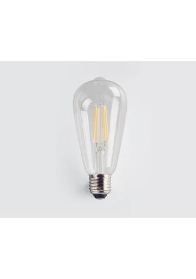 Rustik Led Ampül Flamanlı Şeffaf 8w Beyaz Işık CT-4353-B Cata