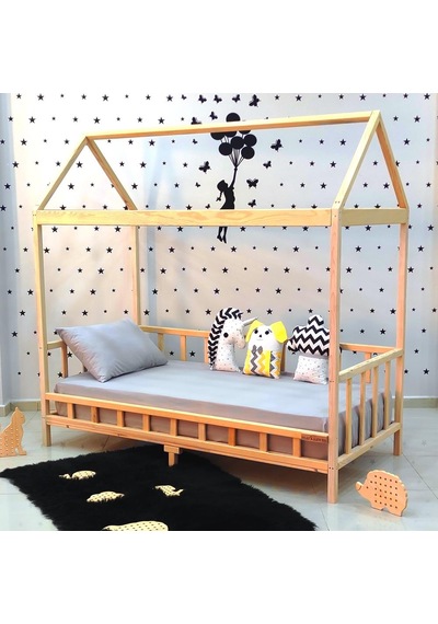 Markaawm Markaawm Luxury Montessori Karyola Ahşap Yatak Çocuk Bebek Yatak