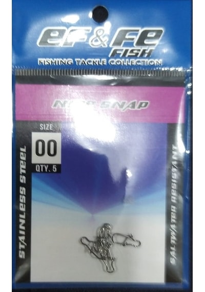 Ef&Fe Nıce Snap-Rapala Klips -Staınless Steel- 2-1-0-00 - Numara