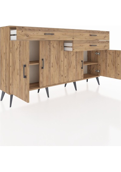 Arges Konsol 2 Raflı 3 Çekmeceli 4 Kapaklı 176x30x99 Çam-çam Atlas Çam/atlas Çam - Atlas Çam Arges Konsol 2 Raflı 3 Çekmeceli 4 Kapaklı 176x30x99 Çam-çam Atlas Çam/atlas Çam - Atlas Çam