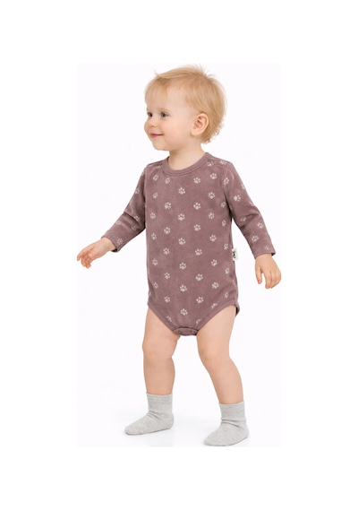 Civil Baby Mini Pati Empirme 1-18 Ay Çıtçıtlı Badi - Kahve 3-6 Ay Kahve
