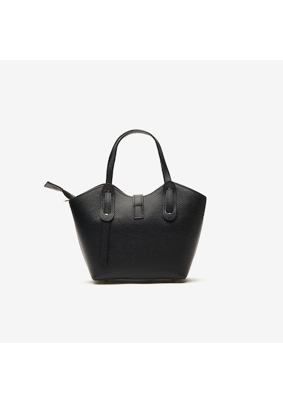 D28 Black Omuz Çantası Kadın Solen Mini Bag Piumelli Milano siyah