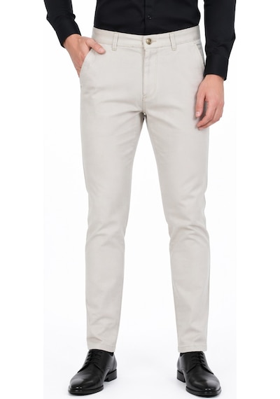 Amaro Erkek Silim Fit Kanvas Pantolon Kalıp Yazlık Bgl-st05394 Taş