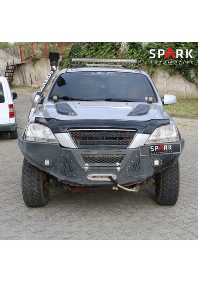 Kia Sorento 2002-2006 Yılları Arası Uyumlu Kaput Rüzgarlığı 4mm Siyah