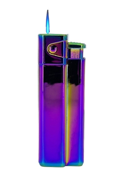 Torchblue Rüzgarda Sönmeyen Mavi Jet Alevli Çakmak - İridyum Renkli Özel Kutulu Mavi