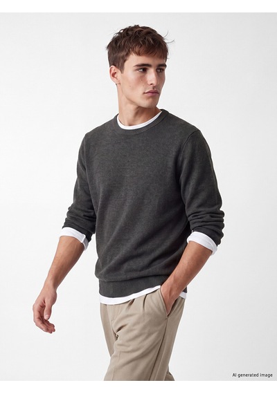 Lcw Vision Gri Regular Fit Erkek Triko Kazak