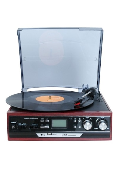 Knstar Retro Ahşap Pikap Radyo - Kaset - Usb - Sd - Bluetooth