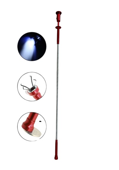 Esnek Toplama Aleti Mıknatıs + 4 Pençe + Led Işık