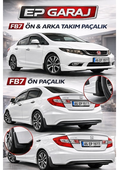 Honda Civic 2012-2016 Model Fb7 Ön Arka Paçalık Takımı