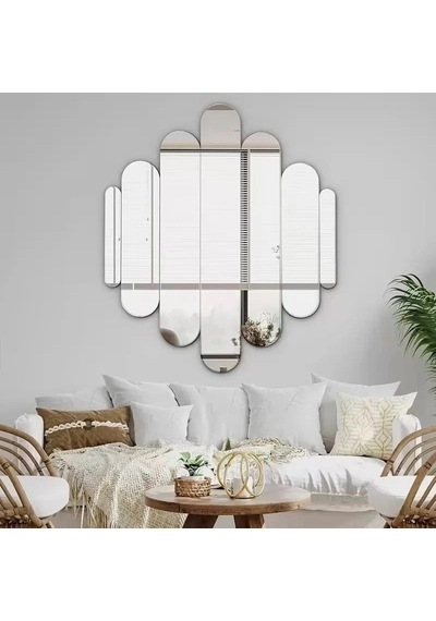 Durukar 40x40 Cm Kırılmaz Pleksi Dekoratif Duvar Aynası - Modern Tasarım 1. Sınıf Akrilik Ayna Çok Renkli