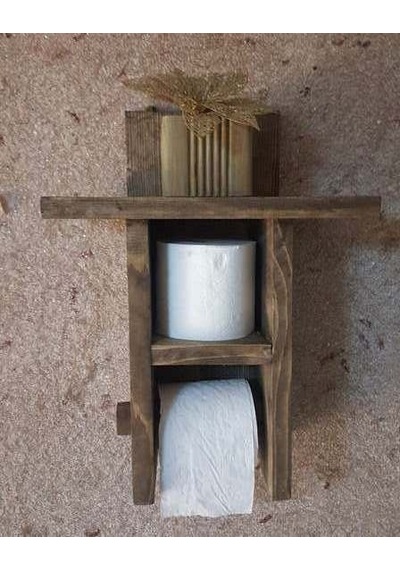 Umuthome Desing Ahşap Tuvalet Kağıtlığı.