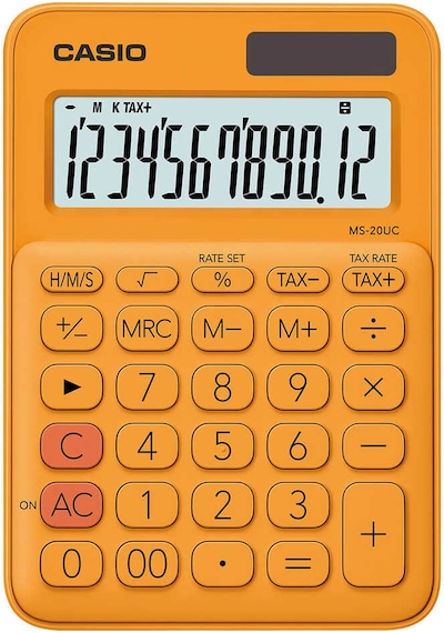 Casio MS-20UC-RG Masaüstü12 Hane Hesap Makinesi