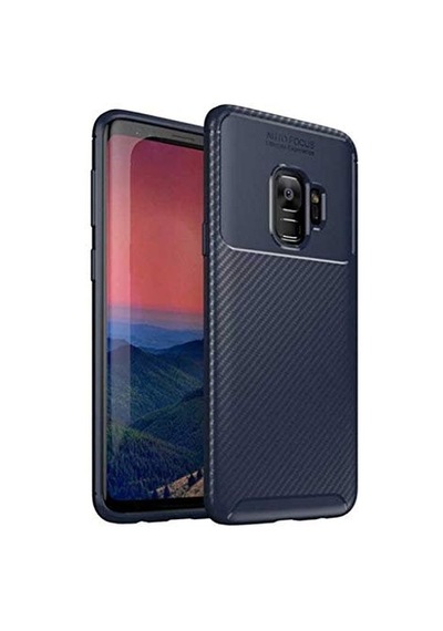 S9 İle Uyumlu Kılıf Lacivert Karbon Silikon  Esnek İnce Geliştirilmiş Dayanıklı Darbe Karşıtı Koruyucu Yeni Tasarım S9, Lacivert Sku: Zeusb0975fn9bx