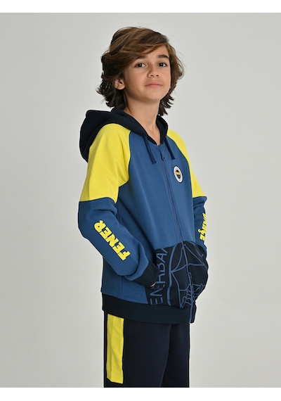 Fenerium Çocuk Trıbun Sarı Lacivert Sweat Fb Laci 24