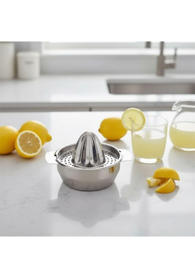 Paslanmaz Çelik Limon Sıkacağı - Ergonomik Tasarım, Manuel Narenciye Presi, Meyve Suyu Makinesi, Limon Ve Narenciye Sıkacağı Ağır Hizmet Paslanmaz Çelik, Pratik Ve Kolay Kullanım