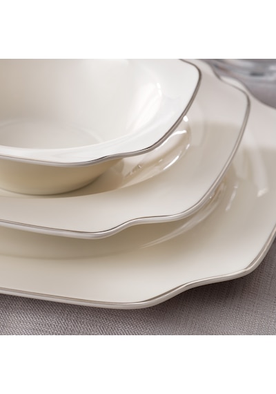 Schafer Royalty 24 Parça Yemek Takımı-platin