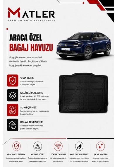 Citroen C4 Hybrid 2025 Model Bagaj Havuzu