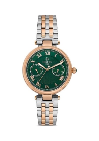Hislon Qt146t-15sr Kol Saat Altın - Siyah