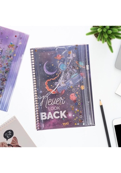 Sulu Çantalı Astronot A5 Defter 1 Adet