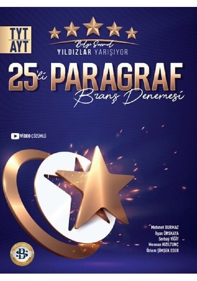 2027 TYT AYT Paragraf Yıldızlar Yarışıyor 25'li Branş Deneme -  Bilgi Sarmal Yayınları