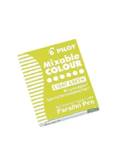 Pilot Parallel Pen Mürekkep Kartuş - Renk : Açık Yeşil 6 Ad