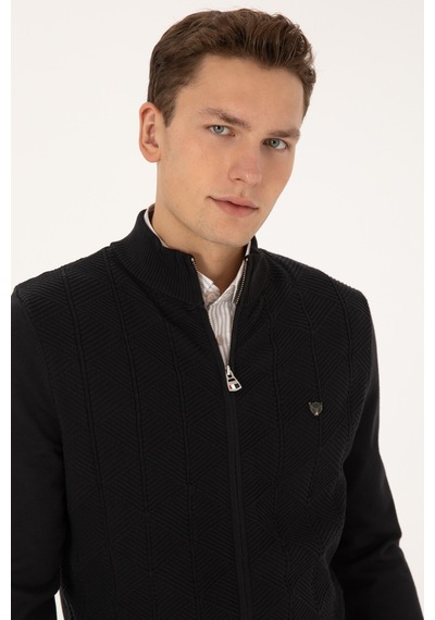 U.s. Polo Assn. Erkek Siyah Hırka Triko 50315024-vr046 Sıyah
